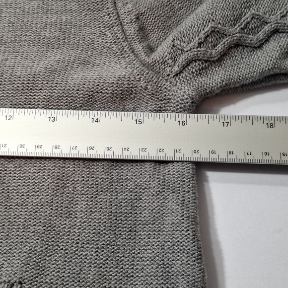 Soft Surroundings Reza Knit Sweater Cable Silk Cashmere  Blend Size Women Small - Picture 11 of 16
